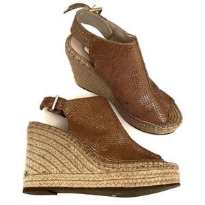 KENNETH COLE New York  Wedges Odette Platform Espadrille Size 9.5